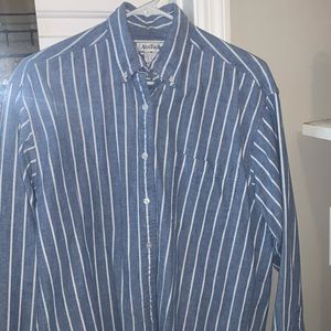 Vintage AnnTaylor Striped Button Down Blouse